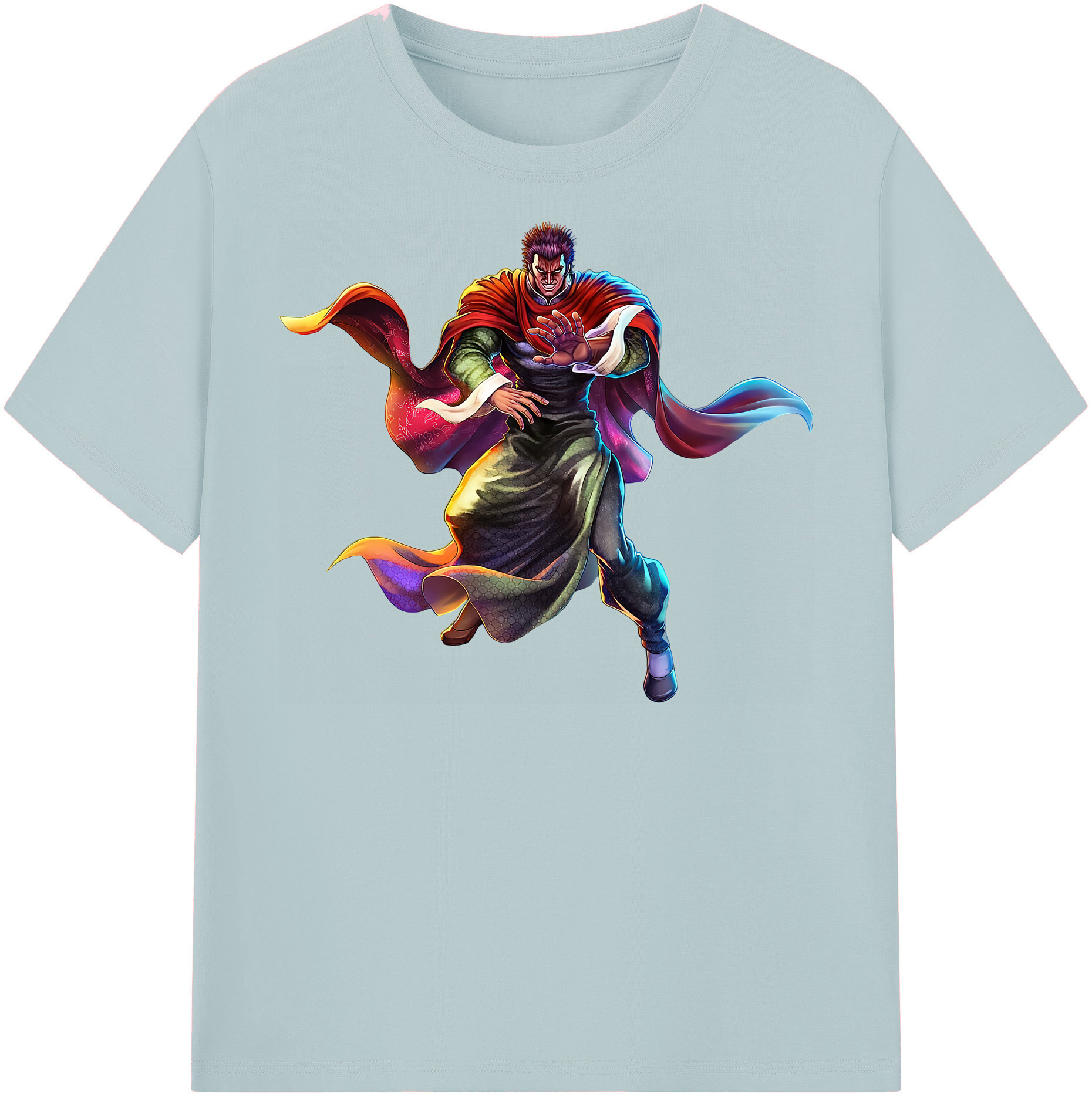 （画像用） 北斗の拳 Fist of the North Star 綿100％半袖Tシャツ（フロントプリント）